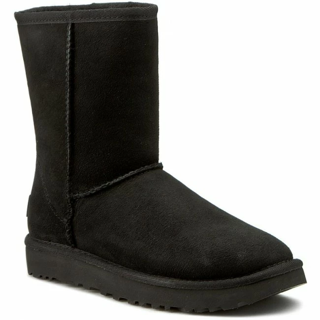Shoes UGG - W Classic Short II 1016223 W/Blk Black 1 Shoes UGG - W Classic Short II 1016223 W/Blk Black