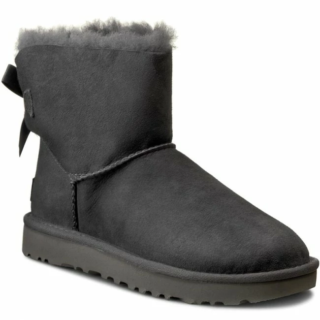 Shoes UGG - W Mini Bailey Bow II 1016501 W/Grey Grey