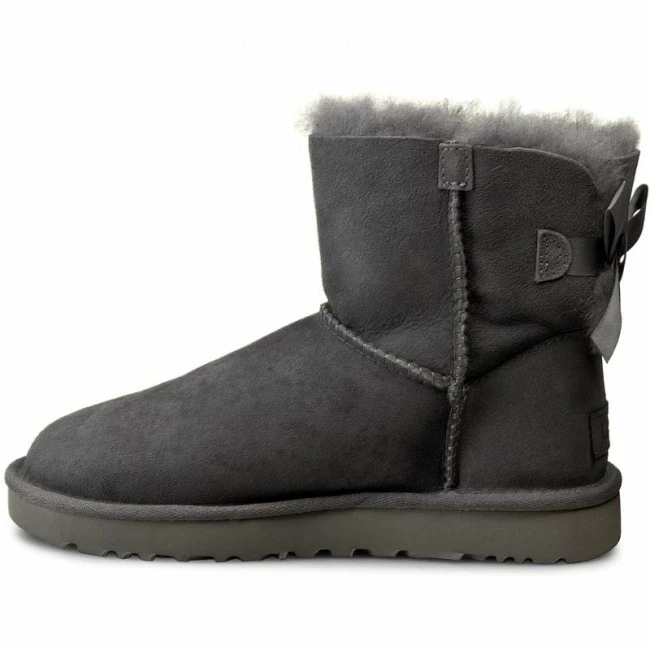 Shoes UGG - W Mini Bailey Bow II 1016501 W/Grey Grey - Image 5