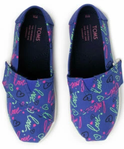 Velcro Shoes TOMS - Classic 10015180 Purple Electric Purple -Cheap Zaxy Store 0000207246157 04 ki