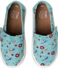 Velcro Shoes TOMS - Classic 10015191 Canal Blue Sea Blue -Cheap Zaxy Store 0000207246591 04 pl