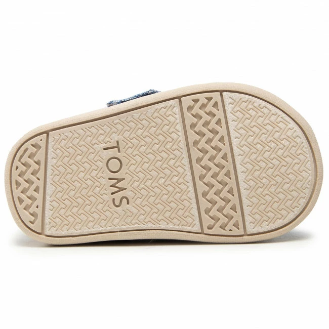 Velcro Shoes TOMS - Alpargata 10016421 Navy Chambray Blue 4 Velcro Shoes TOMS - Alpargata 10016421 Navy Chambray Blue - Image 4