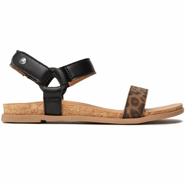 Sandals UGG - K Rynell Leopard 1117419K Tan Brown, Black 2 Sandals UGG - K Rynell Leopard 1117419K Tan Brown, Black - Image 2