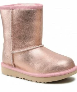 Trekker Boots Footwear UGG - Kids' Classic II Metallic Glitter 1123663K Rgl Pink