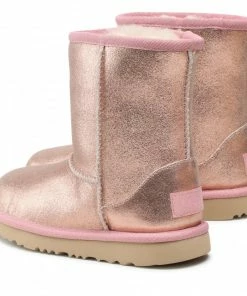 Trekker Boots Footwear UGG - Kids' Classic II Metallic Glitter 1123663K Rgl Pink -Cheap Zaxy Store 0000208891196 02 rz