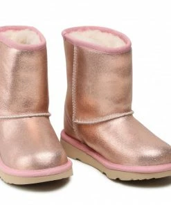 Trekker Boots Footwear UGG - Kids' Classic II Metallic Glitter 1123663K Rgl Pink -Cheap Zaxy Store 0000208891196 07 rz