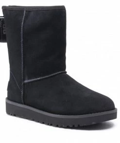 Footwear UGG - W Classic Short Logo Zip 1122672 Blk Black