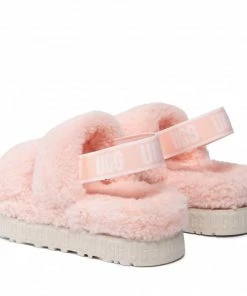 Slippers UGG - W Oh Fluffita 1120876 Pds Pink -Cheap Zaxy Store 0000208956130 02 fp