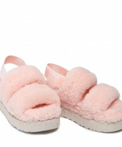 Slippers UGG - W Oh Fluffita 1120876 Pds Pink -Cheap Zaxy Store 0000208956130 06 fp