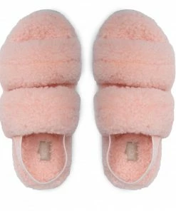 Slippers UGG - W Oh Fluffita 1120876 Pds Pink -Cheap Zaxy Store 0000208956130 07 fp