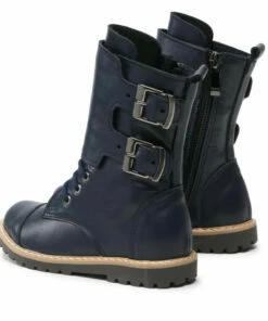 Jackboots Knee High Boots ZARRO - D140 Navy Blue Navy Blue 8 Jackboots Knee High Boots ZARRO - D140 Navy Blue Navy Blue -Cheap Zaxy Store 0000209450088 02 sw