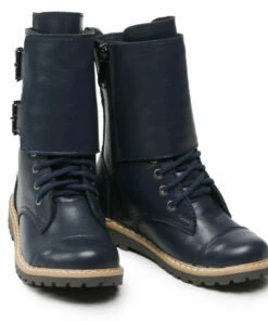 Jackboots Knee High Boots ZARRO - D140 Navy Blue Navy Blue 10 Jackboots Knee High Boots ZARRO - D140 Navy Blue Navy Blue -Cheap Zaxy Store 0000209450088 03 sw