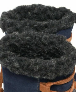 Jackboots Knee High Boots ZARRO - D160 Granat/Brąz Navy Blue -Cheap Zaxy Store 0000209451368 04 rz