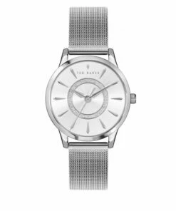 Women's Wristwatch TED BAKER - Glitza BKPFZF126 Silver/Silver Silver