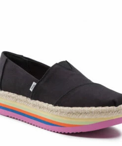 Espadrilles TOMS - Alpargata Platform Rope High 10017849 Black Black
