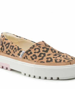 Flats Shoes TOMS - Alpargata Lug 10017833 Toffe Leopard Brown