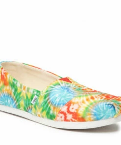 Flats Shoes TOMS - Alpargata 10017812 Fiesta Red Colourful, Green