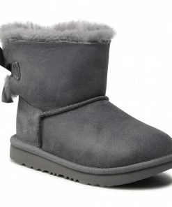 Trekker Boots Footwear UGG - K Mini Bailey Bow II 1017397K Lgh Grey