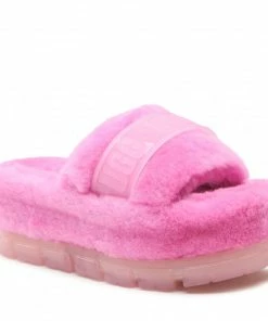 Slippers UGG - W Fluffita Clear 1131971 Crnt Pink