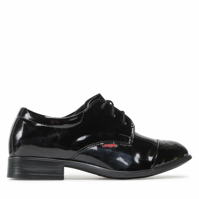 Communion Shoes ZARRO - 2073 Czarny Lak. Synt. Black 2 Communion Shoes ZARRO - 2073 Czarny Lak. Synt. Black - Image 2