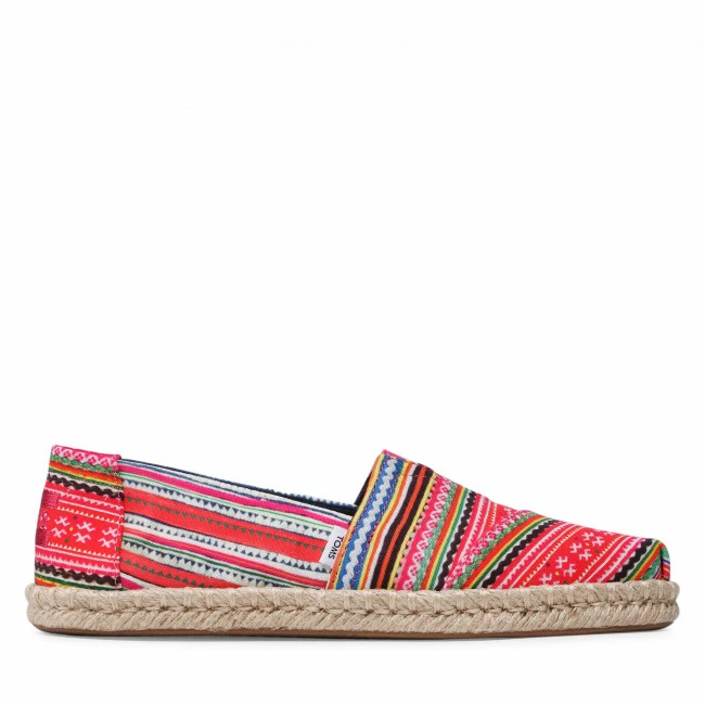 Espadrilles TOMS - Alpargata Rope 10017847 Tapesry Print Red 2 Espadrilles TOMS - Alpargata Rope 10017847 Tapesry Print Red - Image 2