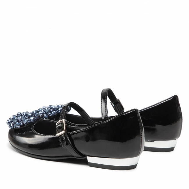 Slided Shoes Shoes ZARRO - 134-30 Czarny Lak. Black 3 Slided Shoes Shoes ZARRO - 134-30 Czarny Lak. Black - Image 3