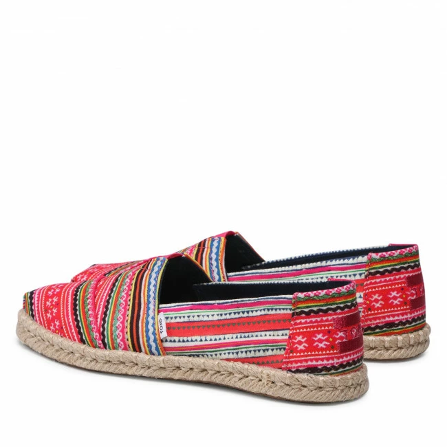 Espadrilles TOMS - Alpargata Rope 10017847 Tapesry Print Red 3 Espadrilles TOMS - Alpargata Rope 10017847 Tapesry Print Red - Image 3