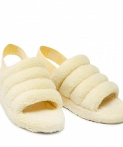 Slippers UGG - W Fluff Yeah Terry 1127116 Bpdd Yellow -Cheap Zaxy Store 05 0000300314944 rz