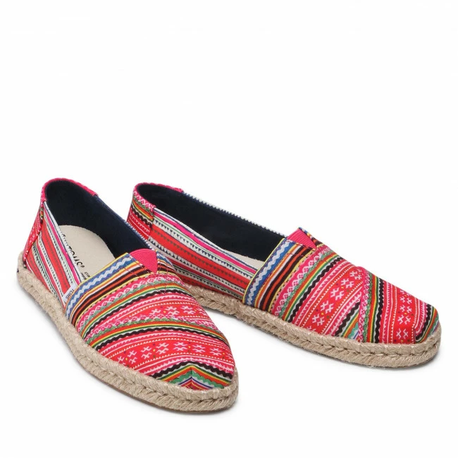 Espadrilles TOMS - Alpargata Rope 10017847 Tapesry Print Red 5 Espadrilles TOMS - Alpargata Rope 10017847 Tapesry Print Red - Image 5