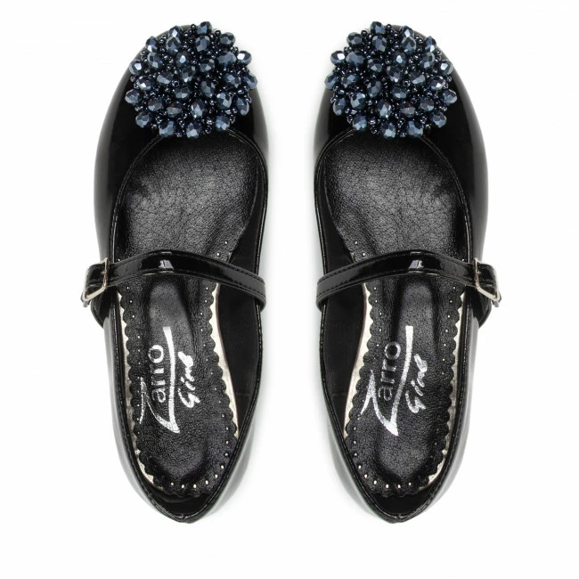 Slided Shoes Shoes ZARRO - 134-30 Czarny Lak. Black 6 Slided Shoes Shoes ZARRO - 134-30 Czarny Lak. Black - Image 6