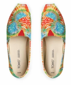 Flats Shoes TOMS - Alpargata 10017812 Fiesta Red Colourful, Green -Cheap Zaxy Store 06 0000300610886 mg