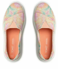 Flats Shoes TOMS - Alpargata Mallow 10017828 Candy Pink Tie Colourful, Pink -Cheap Zaxy Store 06 0000300610916 mg